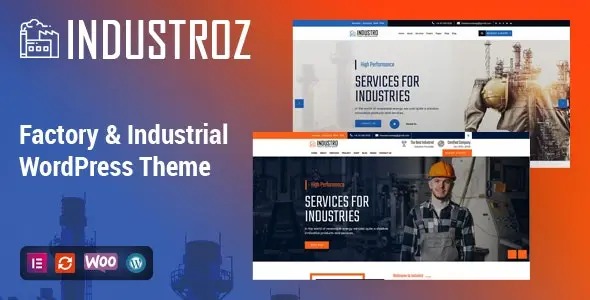 Industroz Nulled Factory & Industrial WordPress Theme Free Download