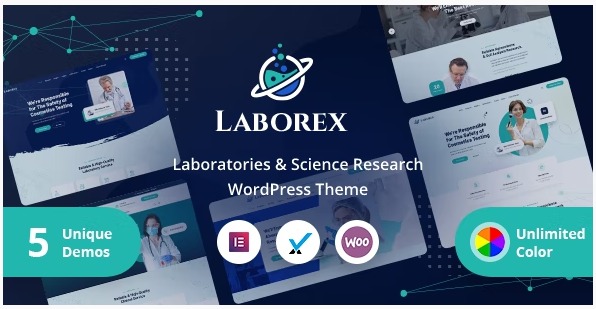 Laborex Nulled Laboratory & Research WordPress Theme Free Download