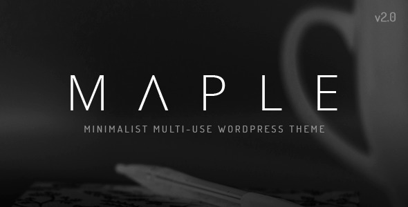 Maple Nulled Clean Minimal Multi-Purpose WordPress Theme Free Download