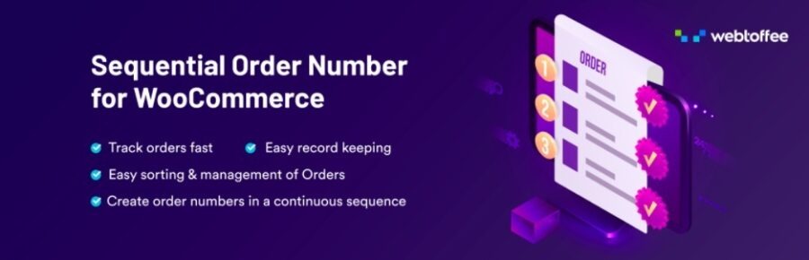 Sequential Order Numbers for WooCommerce Pro WebToffee Nulled Free Download